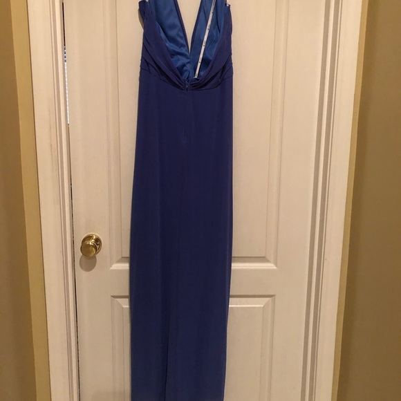 Tadashi Halter Long Cocktail Dress - Picture 4 of 7